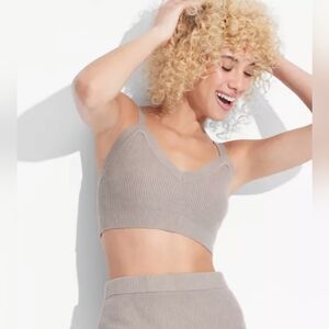 Wild Fable V-Neck Sweater Crop Top
